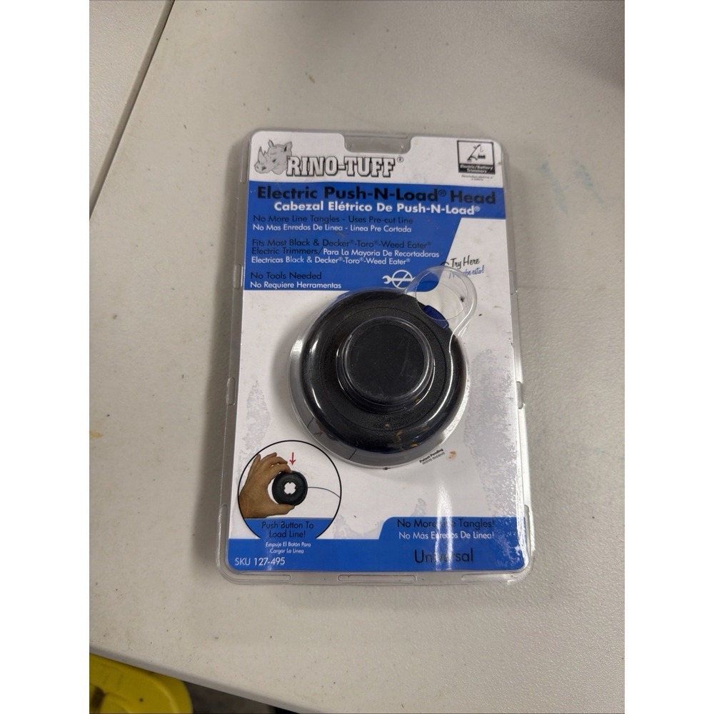 Rino-Tuff Electric Push-N-Load Head for Battery/Electric Trimmers Universal Fit